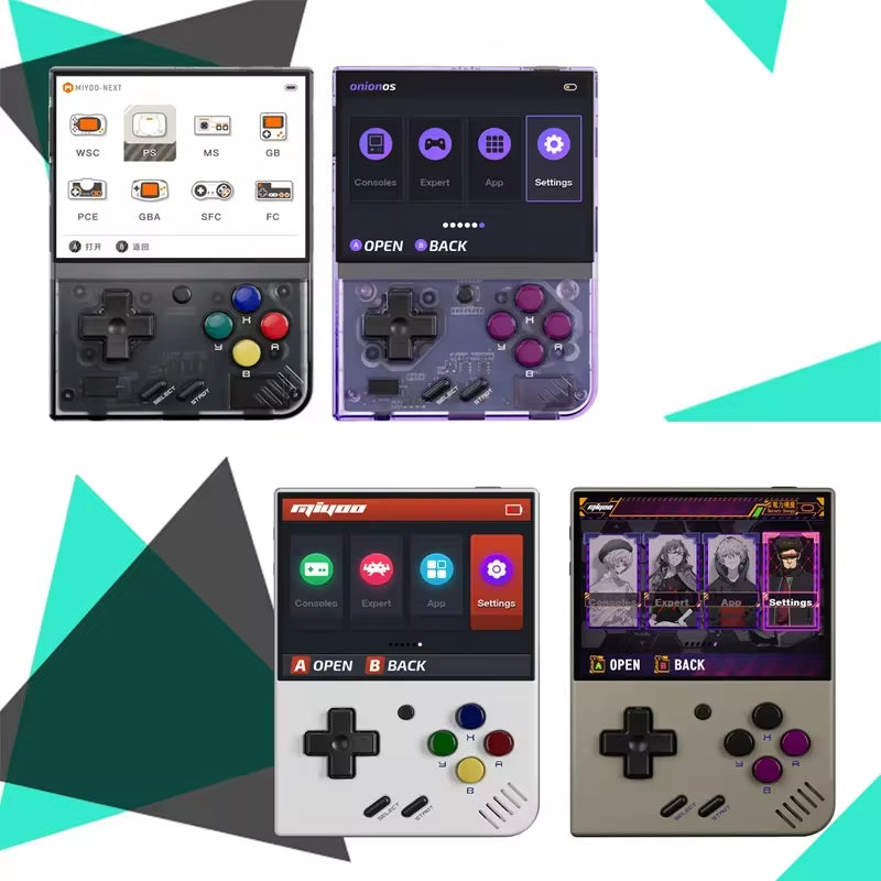 Portable Retro Handheld Game Console V2 Mini+ with IPS Screen - Classic Video Game System for Children, Linux-Based