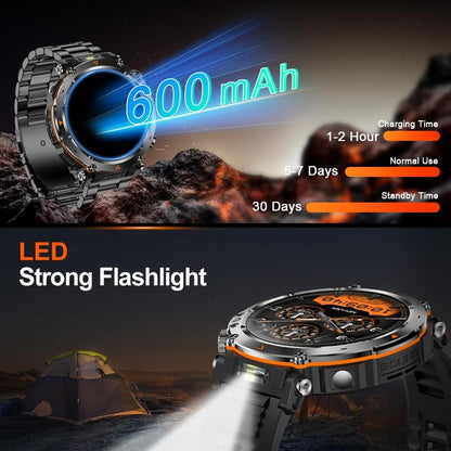 Multifunctional Smart Watch for Men - Stylish Digital Sports Watch with Compass, Perfect Gift for Boyfriends and Tech Enthusiasts