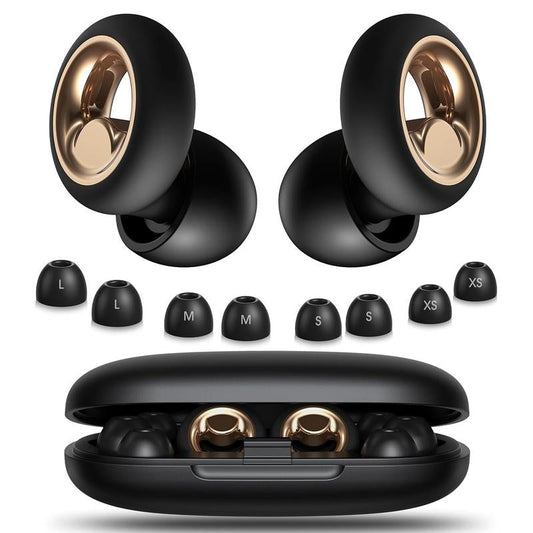 Noise-Cancelling Ear Plugs for Sleep and Concerts, 45dB Soft Silicone Ear Protection with 8 Reusable Tips, Ideal for Work and Travel, Perfect Gift for All Ages