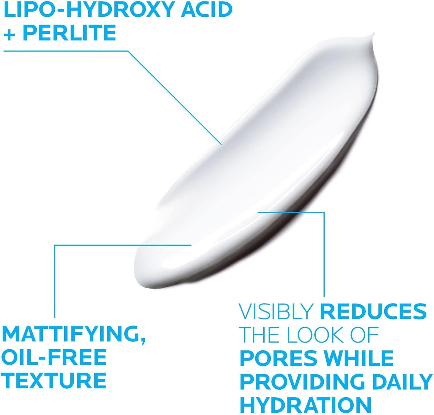 La Roche-Posay Anti-Acne Moisturiser, Anti-Shine, Anti-Enlarged Pores, Sebo-Controling Moisturiser, Effaclar Mat, 40Ml