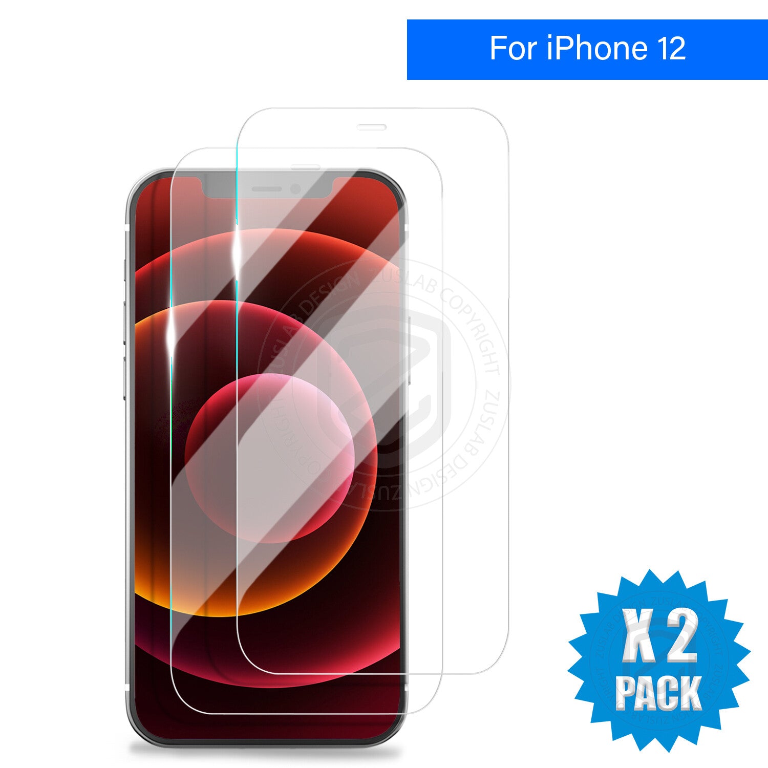 Glass Screen Protector X2 for iPhone Models 6 Plus to 16E Pro XS Max