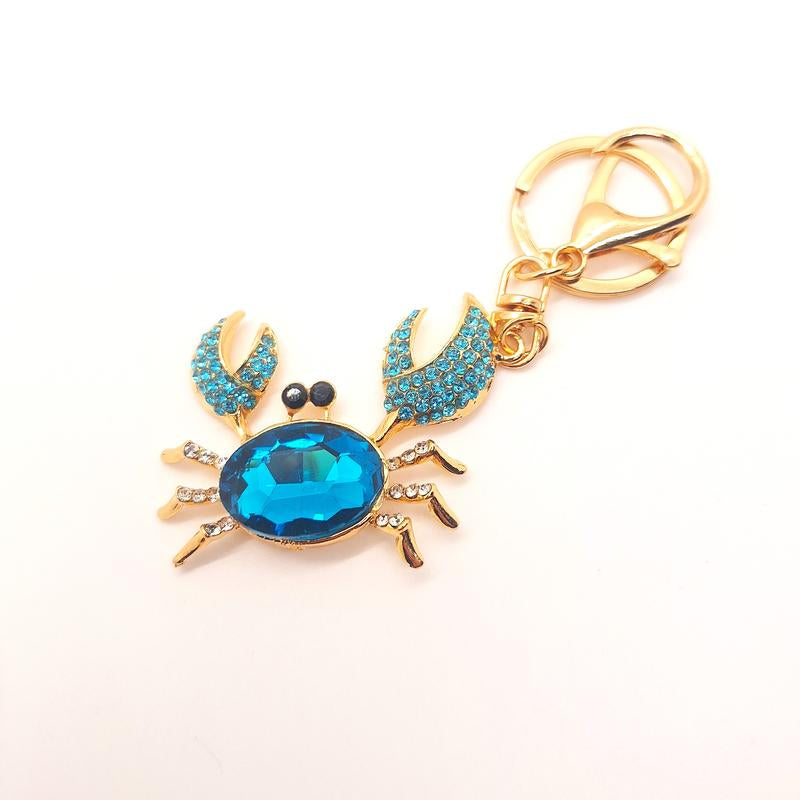Cruz the Crab Glitzy Drop Accessory for Phones, Bags, and Keys