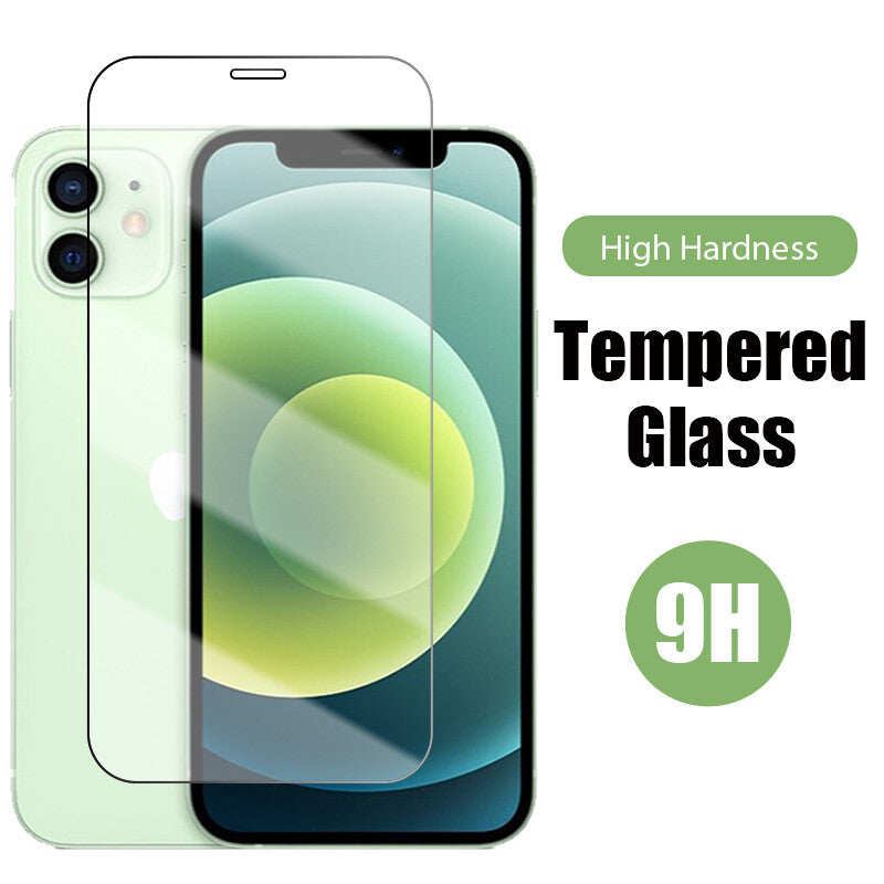 Tempered Glass Screen Protector for iPhone 12, 13, 14, 15, 16 Pro Max, XR, and XS