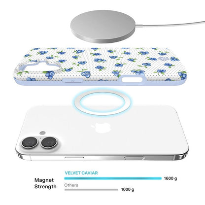 Velvet Caviar Blueberry iPhone Case - Durable and Lightweight Shockproof Protection