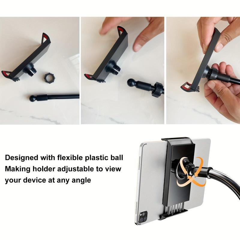 Adjustable 360° Rotatable Metal Desktop Phone and Tablet Holder, Versatile Smartphone Stand for Office and Home Use, Compatible with Most Mobile Devices, Ideal for Back to School Gifts