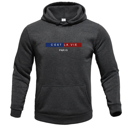 Male Solid Color Men Hoodies Fleece Warm Mens Sweatshirts Fashion Streetwear Casual Men'S Loose Breathable Pullovers Brand Hoody