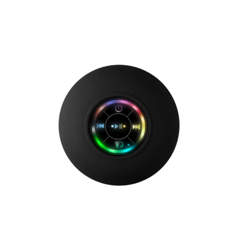 Waterproof Wireless Bluetooth Speaker with Large Suction Cup - Portable Mini Stereo for Outdoor Sports and Bathroom Use