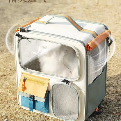 Extra Large Portable Pet Trolley Case, Detachable Dog Trolley Case, Large Foldable Pet Bag Cat Travel Carrier Bag