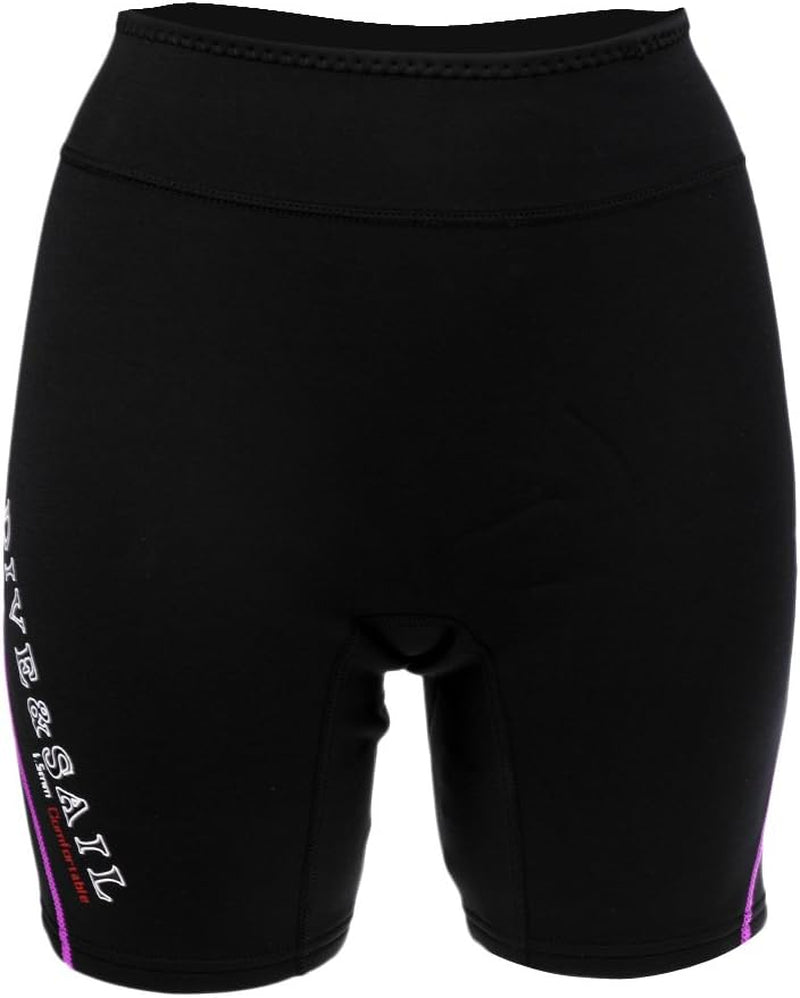 Mens Womens Wetsuits Shorts 1.5Mm Neoprene Swimming Surfing Diving Pants Trunks
