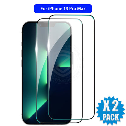 Tempered Glass Screen Protector X2 for iPhone 11, 12, 13, 14, 15, and 16 Pro Max Plus