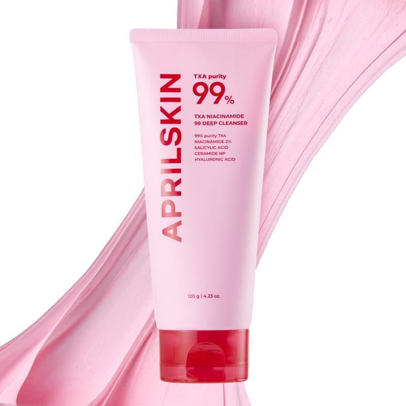 [APRILSKIN Official] TXA 99 Niacinamide Deep Cleanser | Pink Bubble Gum Facial Cleanser | Brightening & Hydration Cleanser