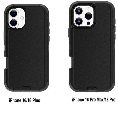 For Iphone 16 14 13 12 11 15 Pro Max 16E Case Rugged Shockproof Heavy Duty Cover