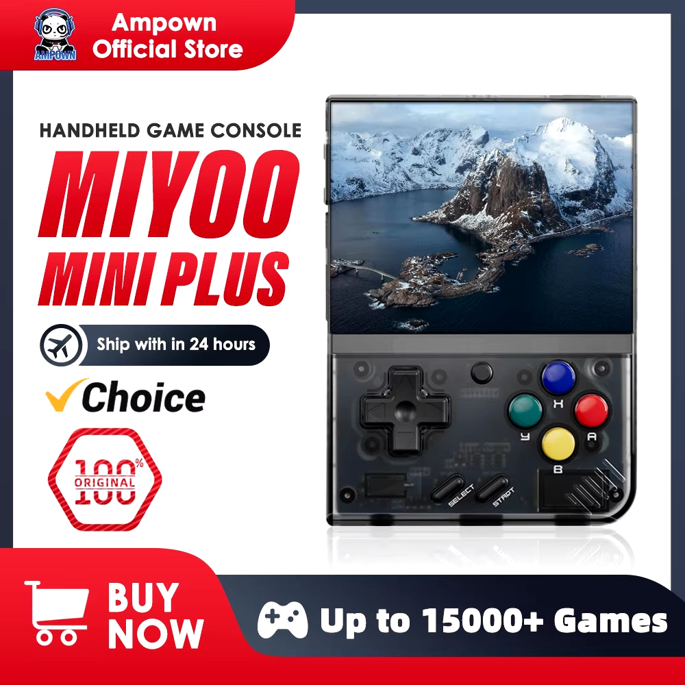 Portable Retro Handheld Game Console V2 Mini+ with IPS Screen - Classic Video Game System for Children, Linux-Based