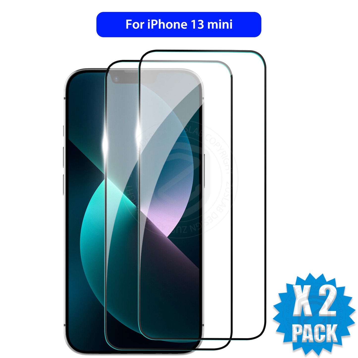 Tempered Glass Screen Protector X2 for iPhone 11, 12, 13, 14, 15, and 16 Pro Max Plus