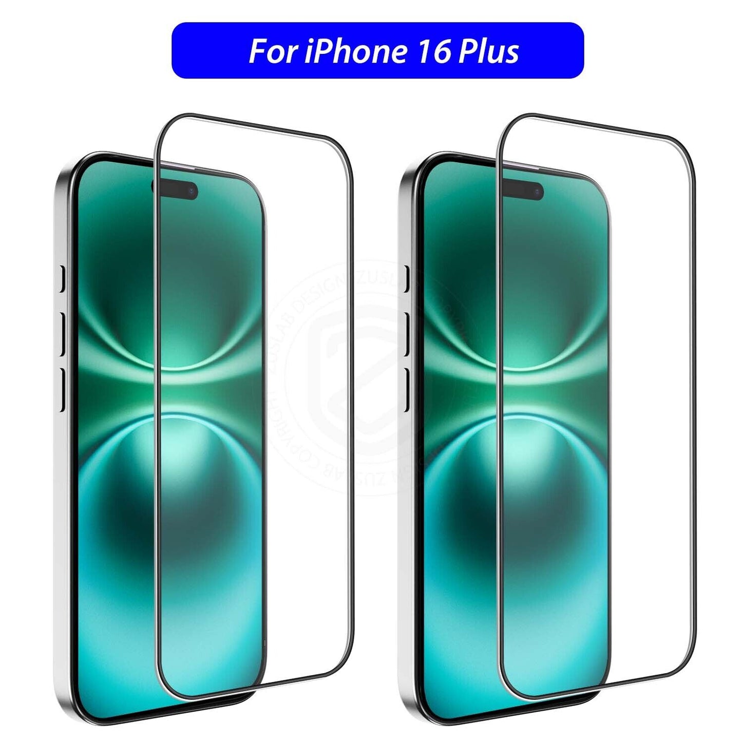 Tempered Glass Screen Protector X2 for iPhone 11, 12, 13, 14, 15, and 16 Pro Max Plus