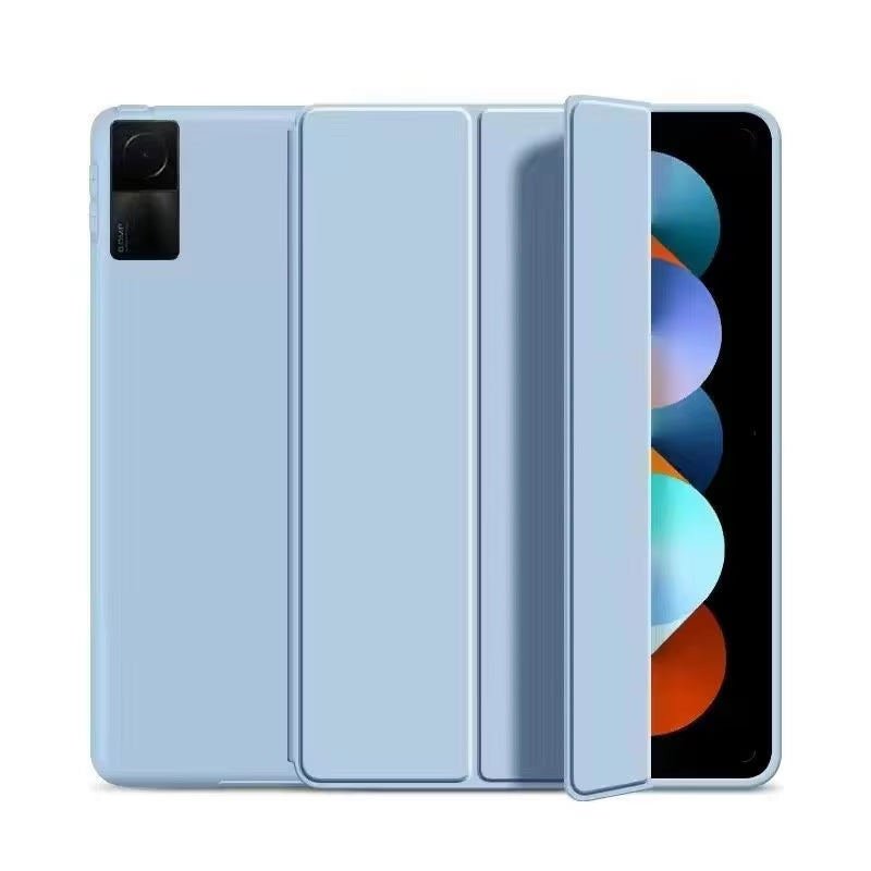 Xiaomi Mi Pad 7/6 Pro/5/11/11.2 and Redmi Pad SE 11/10.6/8.7/12.1 Silicone Case with Auto Wake and Sleep Functionality, Supports Charging