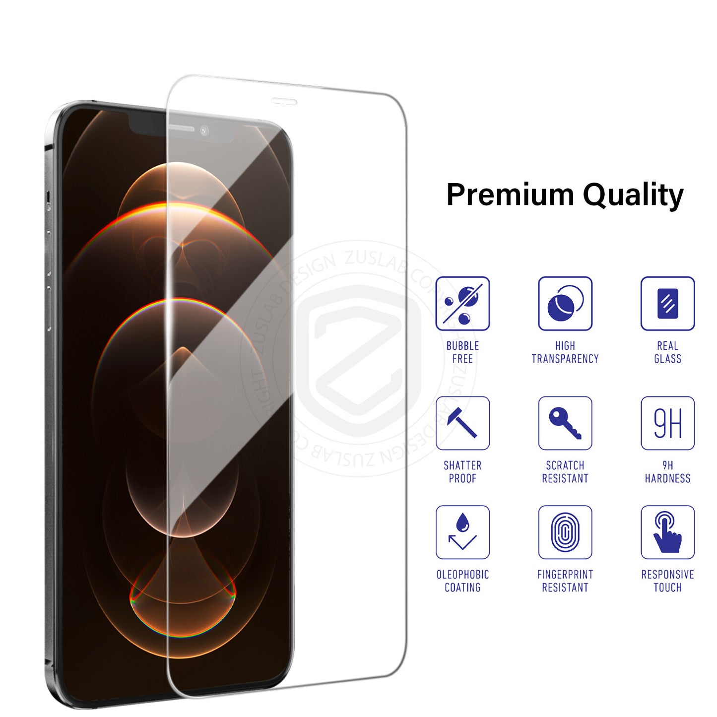 Glass Screen Protector X2 for iPhone Models 6 Plus to 16E Pro XS Max