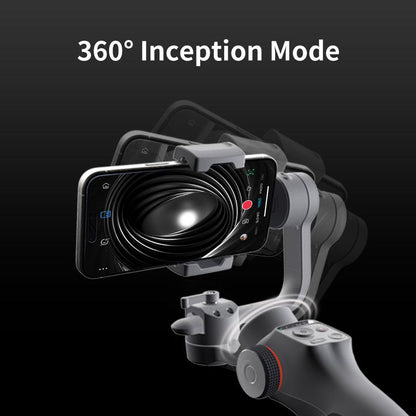 FUNSNAP C05 3-Axis Smartphone Gimbal Stabilizer with Magnetic Fill Light and 360° AI Tracking for iPhone 16/15/14/13 Pro Max and Samsung Galaxy S25U/S24U/S23/S22/Z Fold 6/Z Flip 5 - Ideal for Video Recording, Live Streaming, and Vlogging