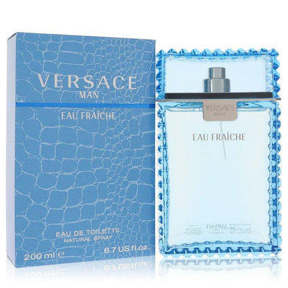 Versace Man Eau De Toilette for Men – Warm Tobacco & Fresh Pepper Blend – a Signature Scent for Confident Everyday Elegance