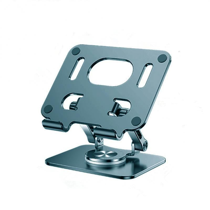 Adjustable Tablet Stand, Durable Anti-Slip Smartphone Tablet Holder, 1 Count Rotatable Aluminum Alloy Folding Phone Stand Compatible with Ipad Pro/Air/ Mini, Tablets Phones Holder, Tablet & Computer Accessories