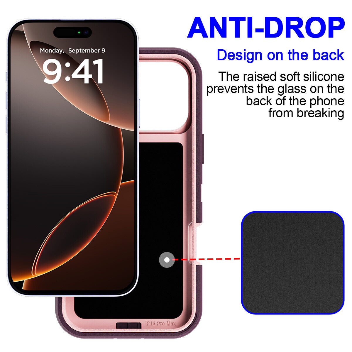 For Iphone 16 14 13 12 11 15 Pro Max 16E Case Rugged Shockproof Heavy Duty Cover