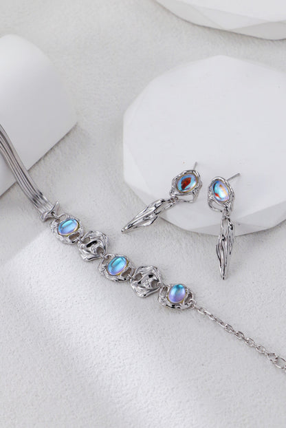 Retro Moonstone Earrings